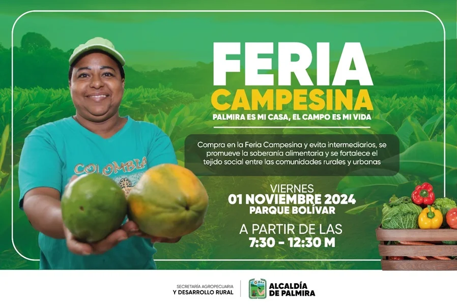 Vuelve la Feria Campesina en Palmira.