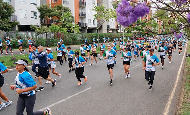 Carrera Río Lili Llenó de Energía a Cali.
