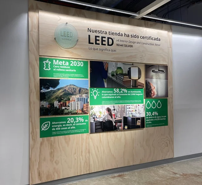 IKEA Cali Grita Sostenibilidad al Mundo con Prestigiosa Certificación Ambiental.