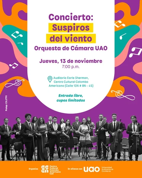 Música Cultural y Villancicos se Toman el Colombo Americano en Cali.